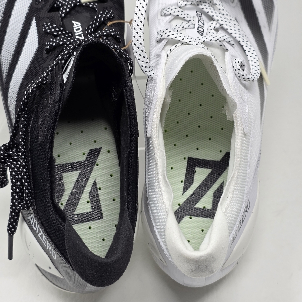 Adidas Adizero Electric Men Size 12 Cleats Snack Attack White Black IE4401 New - Picture 10 of 11